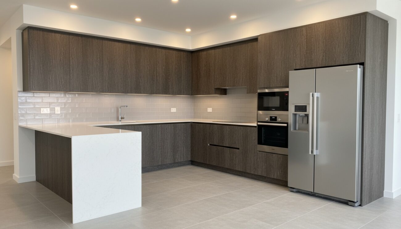 Chianti Oak Achat Panel Kitchen Cabinets