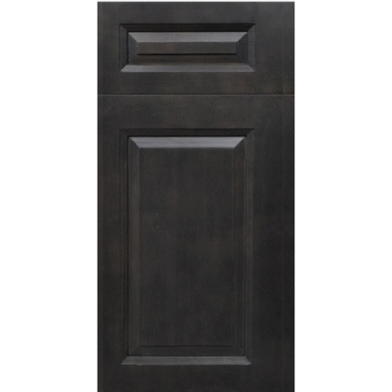 Charcoal Raised Panel Kitchen Cabinets
