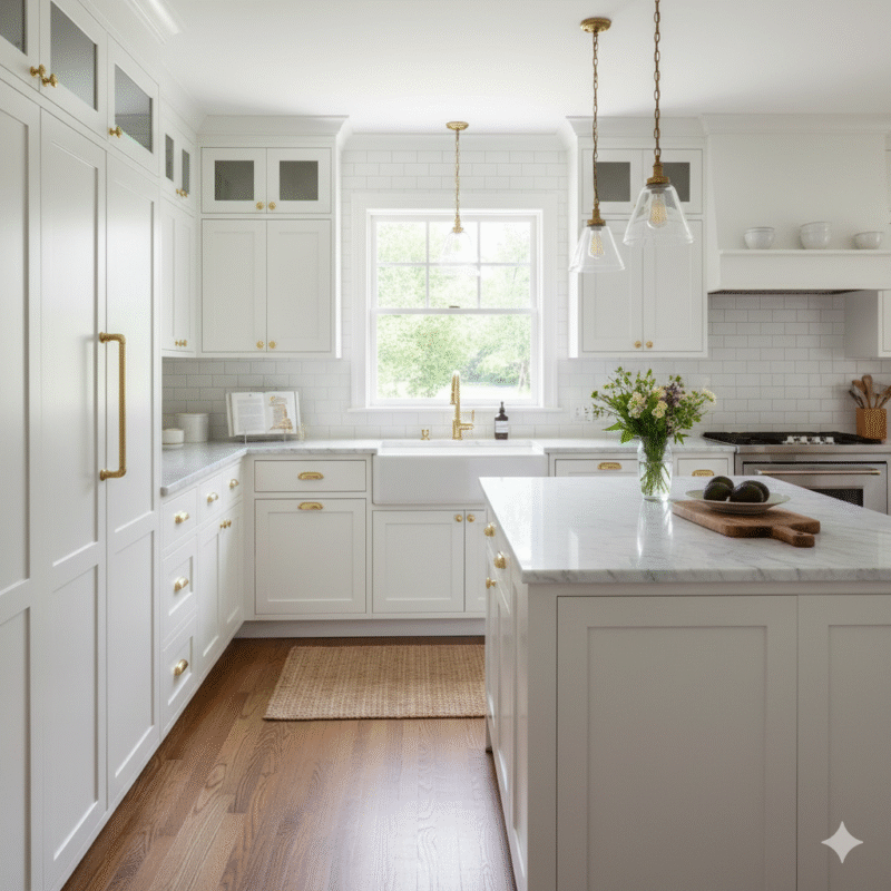 White Shaker Kitchen Cabinets